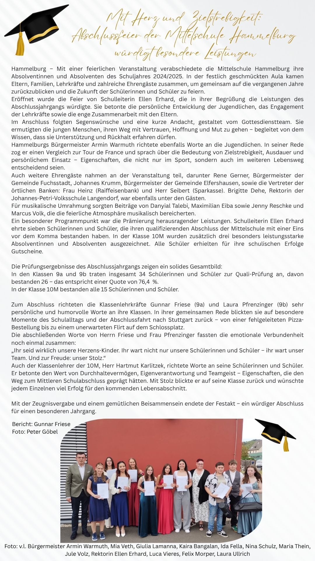 Abschlussfeier 2025