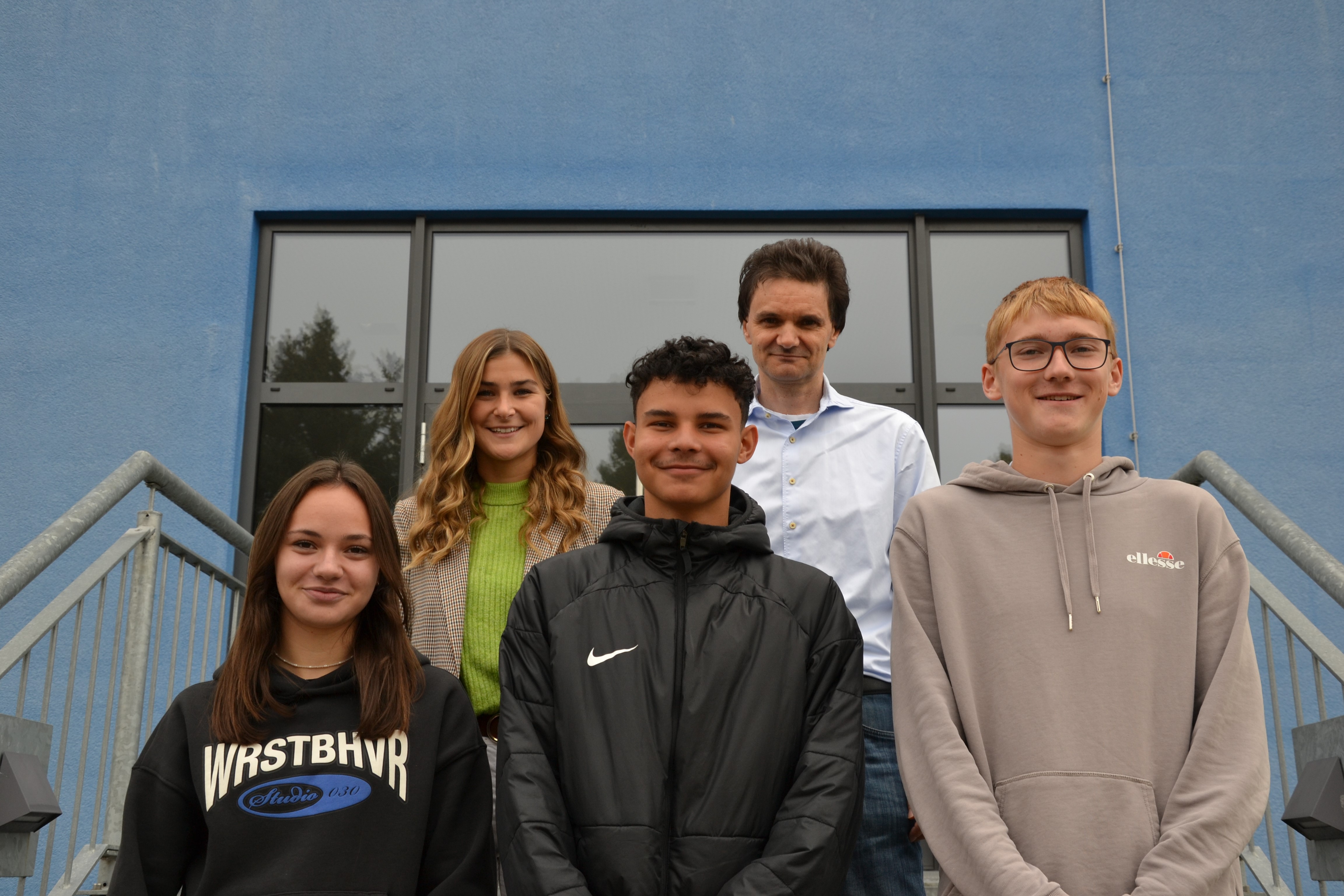 Vertrauenslehrer und Schüler